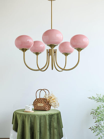 LunaLuxe – Modern Marshmallow-Inspired Chandelier