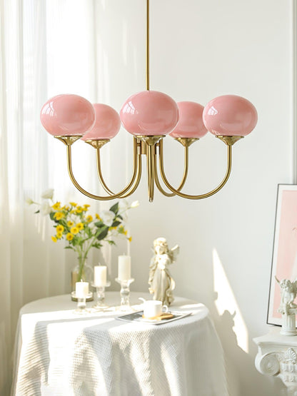LunaLuxe – Modern Marshmallow-Inspired Chandelier