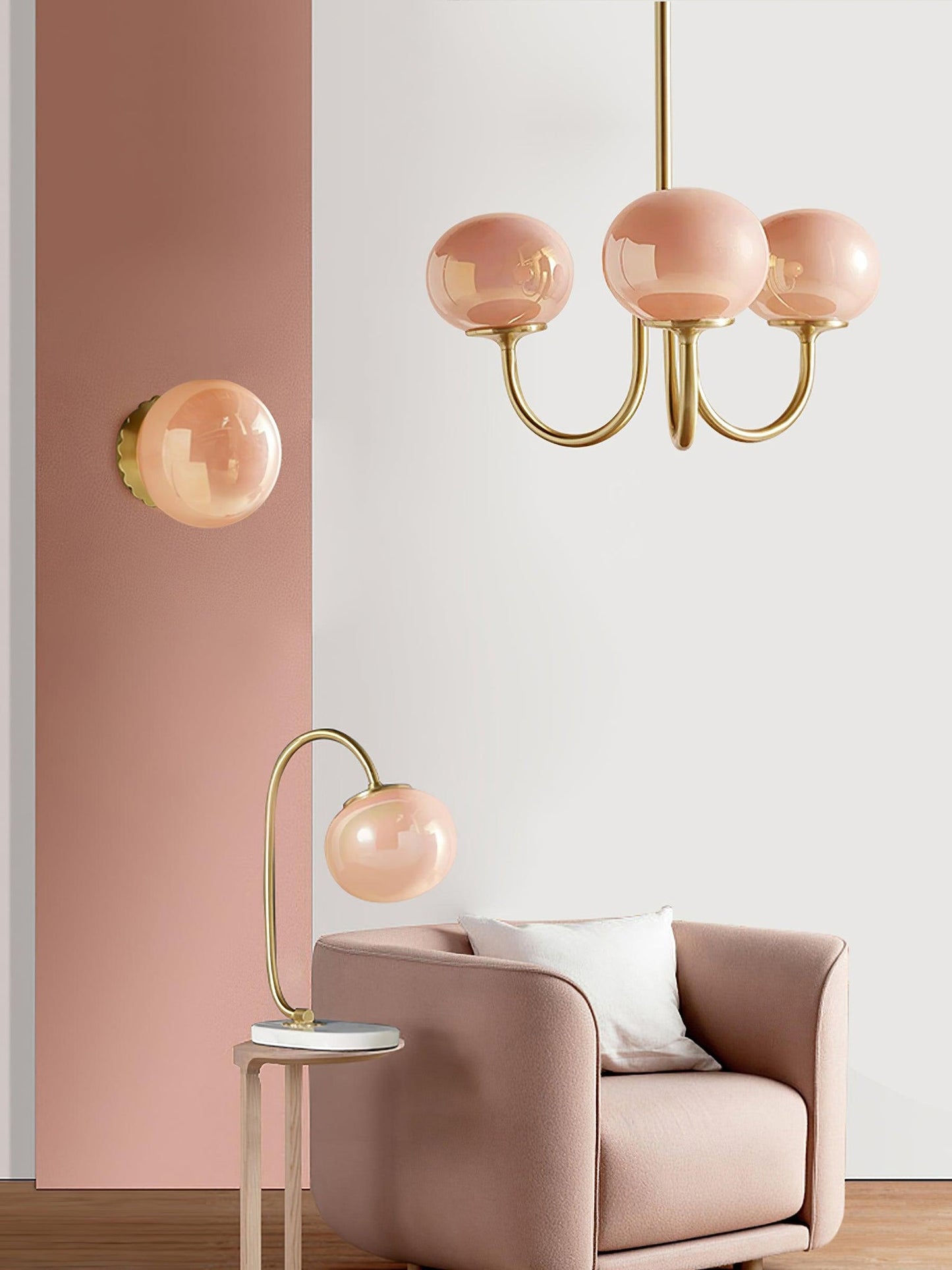 LunaLuxe – Modern Marshmallow-Inspired Chandelier