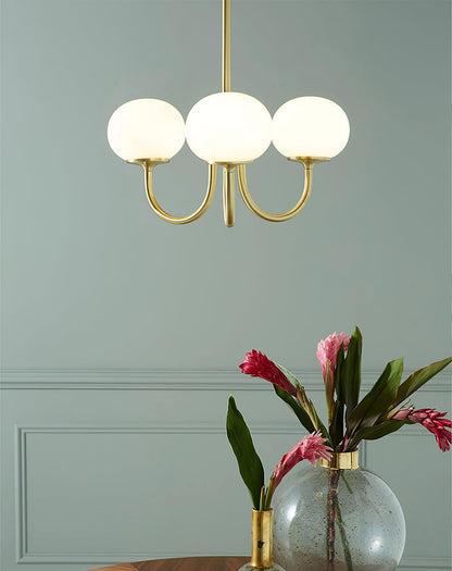 LunaLuxe – Modern Marshmallow-Inspired Chandelier