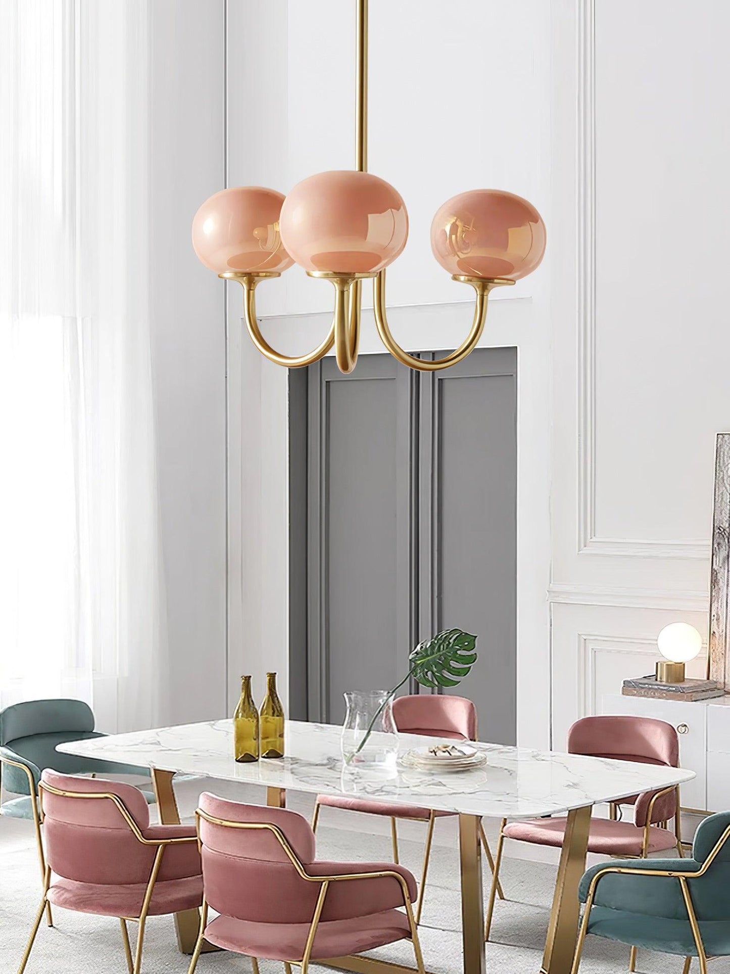 LunaLuxe – Modern Marshmallow-Inspired Chandelier