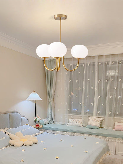 LunaLuxe – Modern Marshmallow-Inspired Chandelier