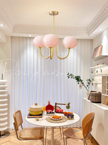 LunaLuxe – Modern Marshmallow-Inspired Chandelier