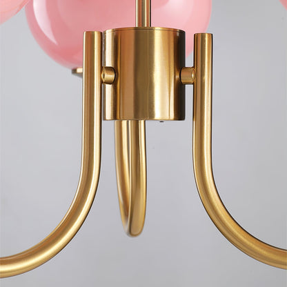 LunaLuxe – Modern Marshmallow-Inspired Chandelier
