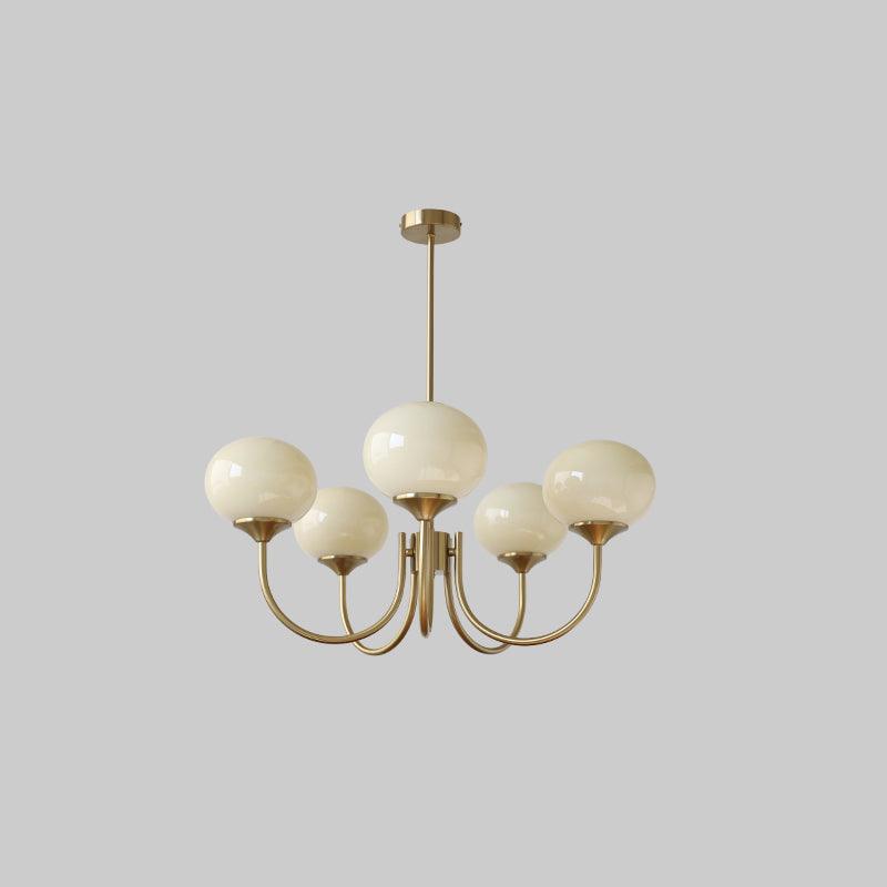 LunaLuxe – Modern Marshmallow-Inspired Chandelier