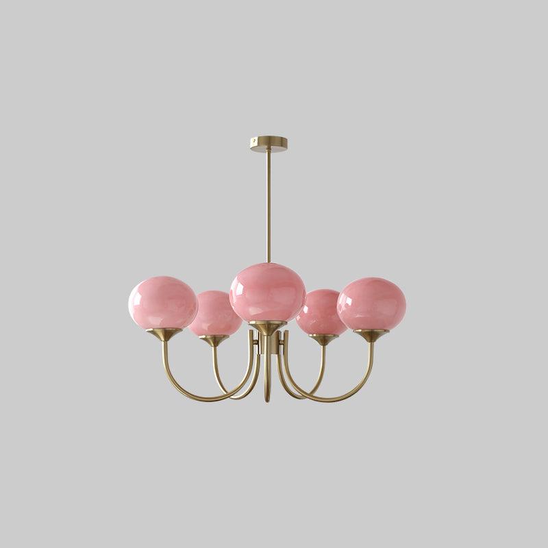 LunaLuxe – Modern Marshmallow-Inspired Chandelier