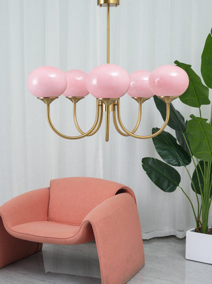 LunaLuxe – Modern Marshmallow-Inspired Chandelier