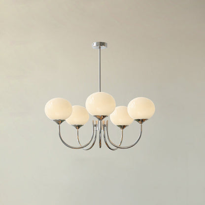 LunaLuxe – Modern Marshmallow-Inspired Chandelier