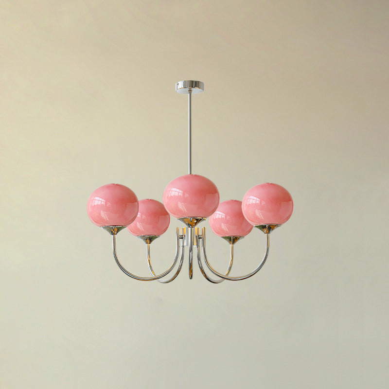 LunaLuxe – Modern Marshmallow-Inspired Chandelier