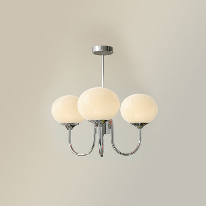 LunaLuxe – Modern Marshmallow-Inspired Chandelier