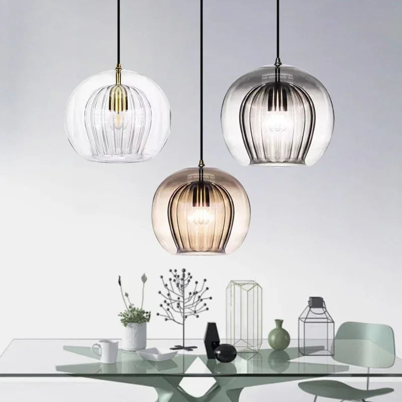 RadianceSphere - Contemporary Glass Pendant Lamp