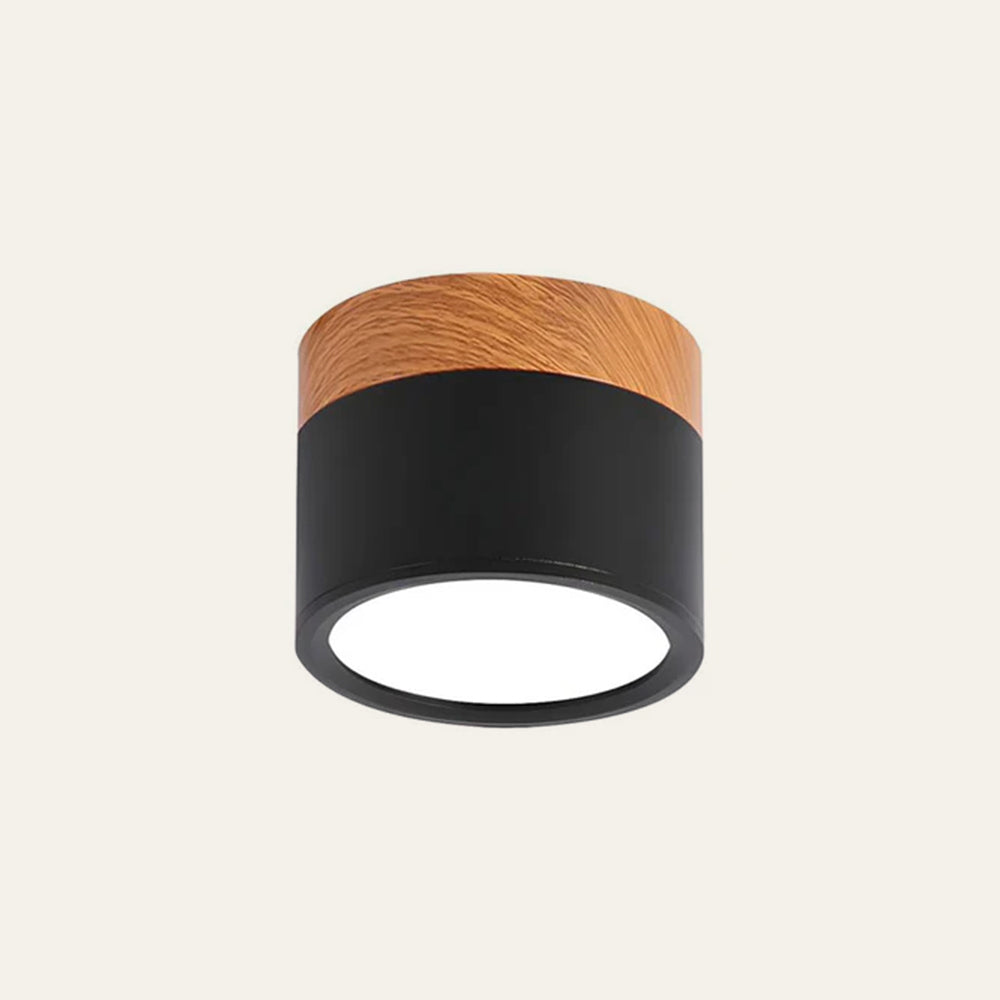 Modern Cylinder Flush Mount Ceiling Light Fixture – Energy Efficient LED Lighting for Hallway, Dining Room, Living Room