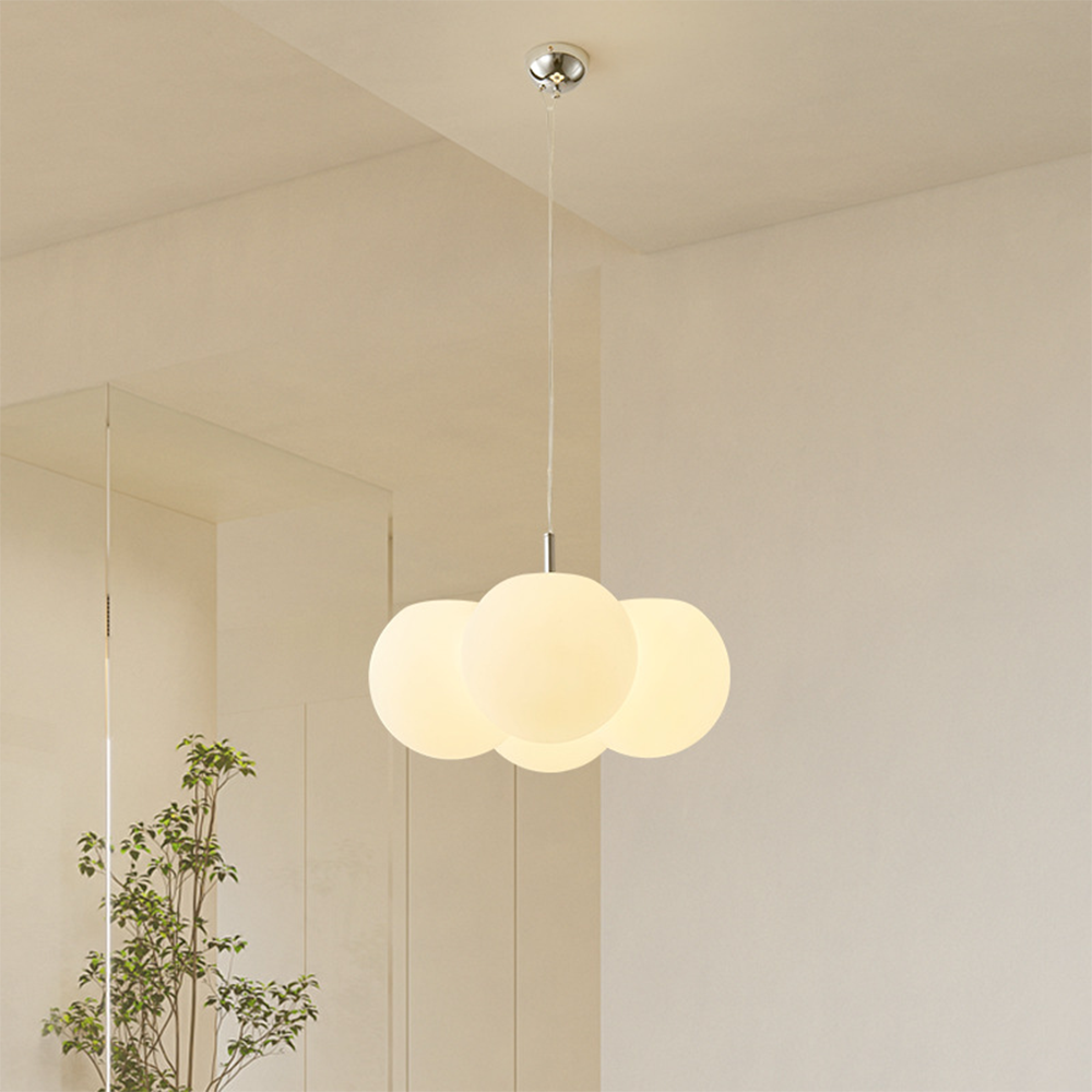 Modern Flush Mount LED Ceiling Light Fixture with Adjustable Color Temperature – Cozy Cloud Design for Home
