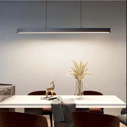 Modern Industrial Black Pendant Light – LED Hanging Ceiling Fixture for Kitchen and Dining Spaces