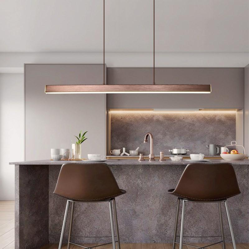 Modern Industrial Black Pendant Light – LED Hanging Ceiling Fixture for Kitchen and Dining Spaces