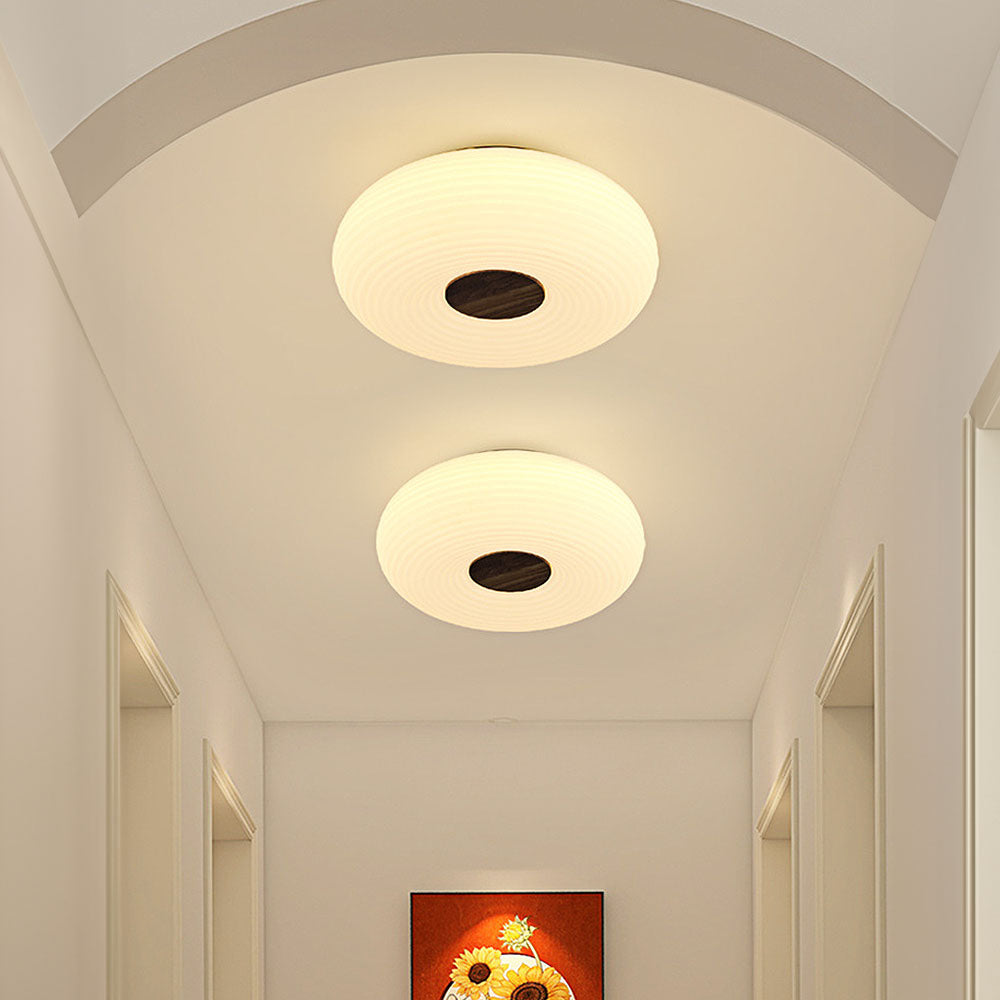 Modern Minimalist LED Flush Mount Ceiling Light Fixture for Bedrooms and Living Rooms – Energy-Efficient Design, 18W to 39W Options