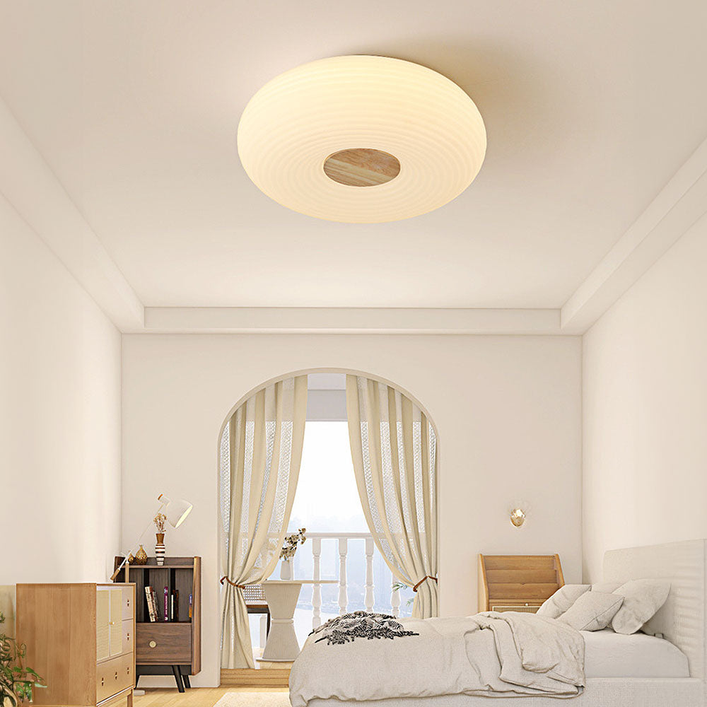Modern Minimalist LED Flush Mount Ceiling Light Fixture for Bedrooms and Living Rooms – Energy-Efficient Design, 18W to 39W Options