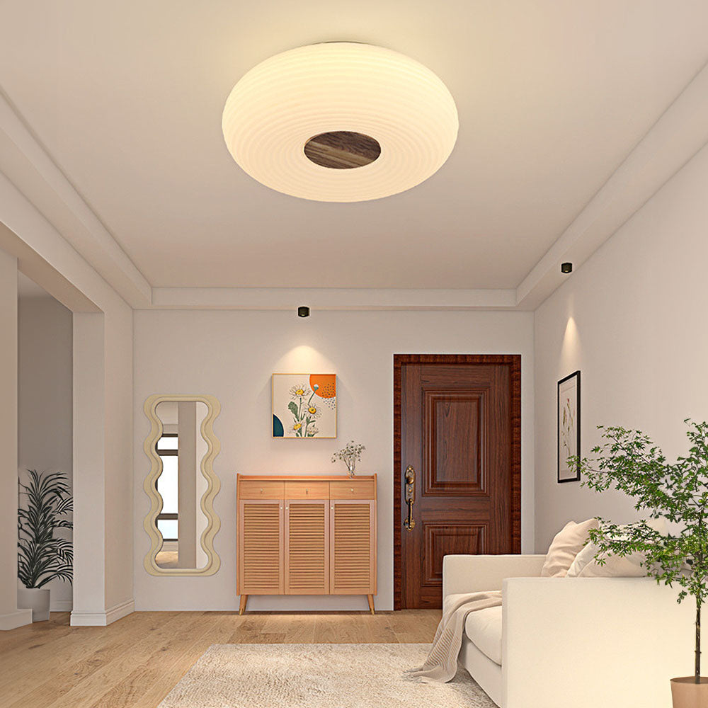 Modern Minimalist LED Flush Mount Ceiling Light Fixture for Bedrooms and Living Rooms – Energy-Efficient Design, 18W to 39W Options