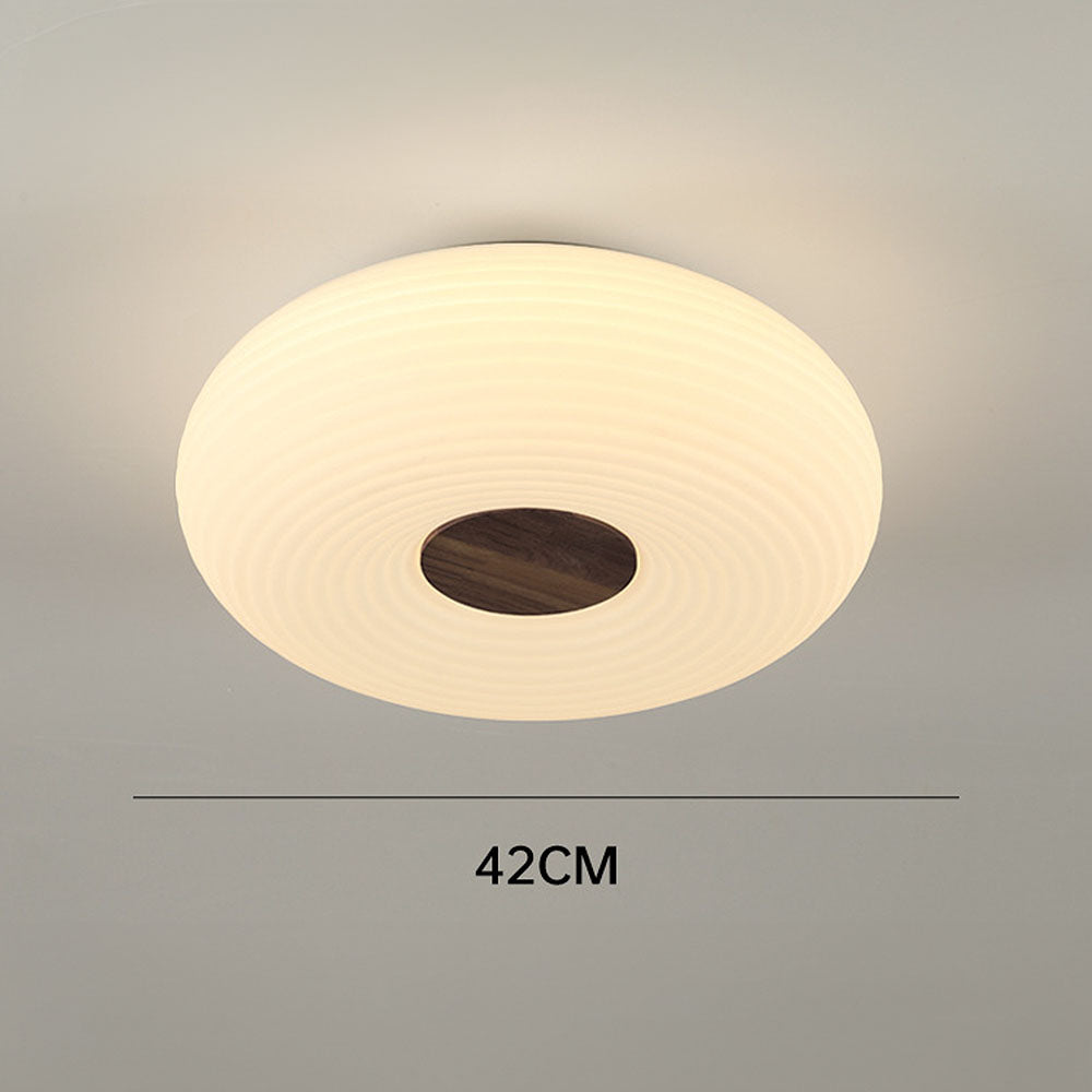Modern Minimalist LED Flush Mount Ceiling Light Fixture for Bedrooms and Living Rooms – Energy-Efficient Design, 18W to 39W Options