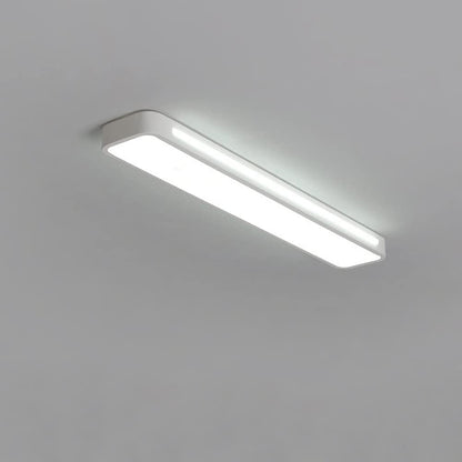 Modern Nordic Minimalist Long LED Ceiling Light Fixture – Sleek Flush Mount Design for Dining Room, Living Room, Hallway