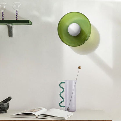 Modern Round Flush Mount Ceiling Light Fixture – Sleek Glass Design for Kitchen