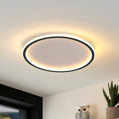 Modern Ultra-Thin LED Flush Mount Ceiling Light Fixture – Stylish Round Design for Hallway, Living Room, Bedroom Illumination