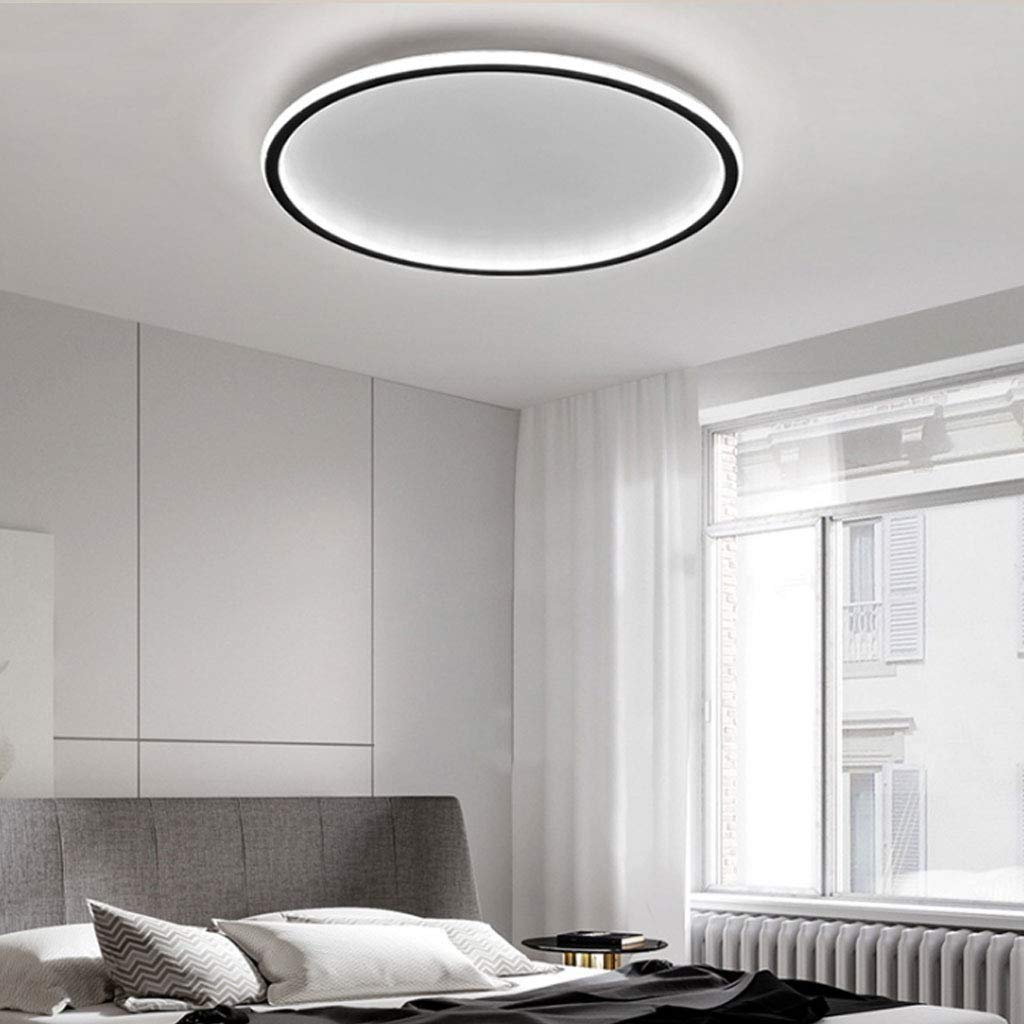 Modern Ultra-Thin LED Flush Mount Ceiling Light Fixture – Stylish Round Design for Hallway, Living Room, Bedroom Illumination