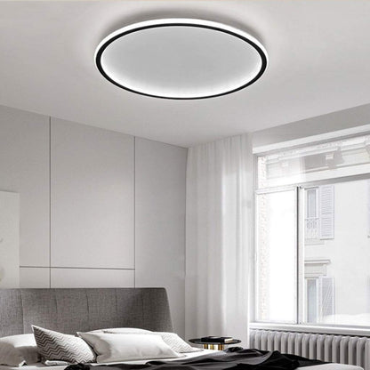 Modern Ultra-Thin LED Flush Mount Ceiling Light Fixture – Stylish Round Design for Hallway, Living Room, Bedroom Illumination
