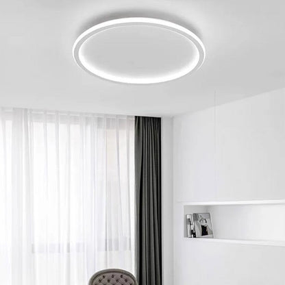 Modern Ultra-Thin LED Flush Mount Ceiling Light Fixture – Stylish Round Design for Hallway, Living Room, Bedroom Illumination