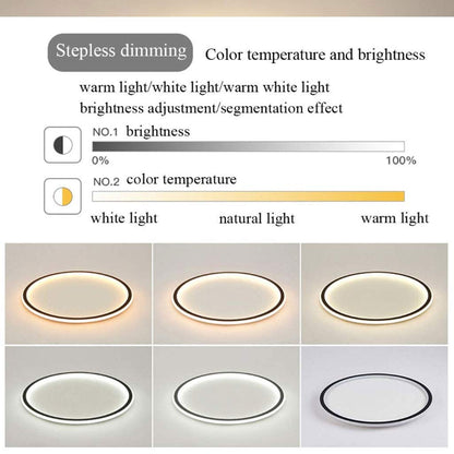 Modern Ultra-Thin LED Flush Mount Ceiling Light Fixture – Stylish Round Design for Hallway, Living Room, Bedroom Illumination