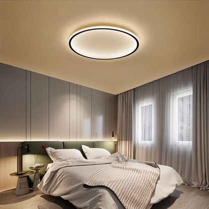 Modern Ultra-Thin LED Flush Mount Ceiling Light Fixture – Stylish Round Design for Hallway, Living Room, Bedroom Illumination