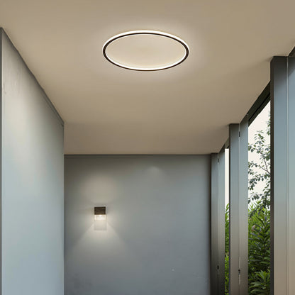 Modern Ultra-Thin LED Flush Mount Ceiling Light Fixture – Stylish Round Design for Hallway, Living Room, Bedroom Illumination