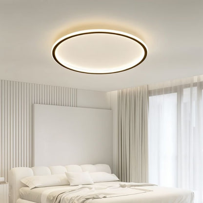 Modern Ultra-Thin LED Flush Mount Ceiling Light Fixture – Stylish Round Design for Hallway, Living Room, Bedroom Illumination