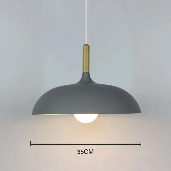 ScandiLuxe – Modern Oak Ceiling Lamp