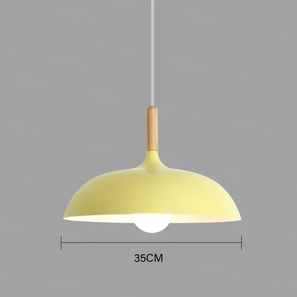 ScandiLuxe – Modern Oak Ceiling Lamp