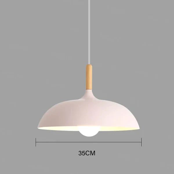 ScandiLuxe – Modern Oak Ceiling Lamp