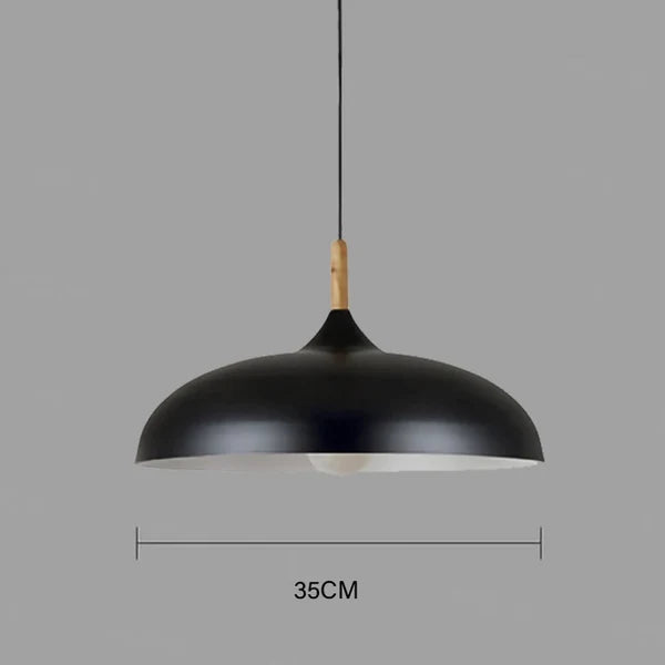 ScandiLuxe – Modern Oak Ceiling Lamp