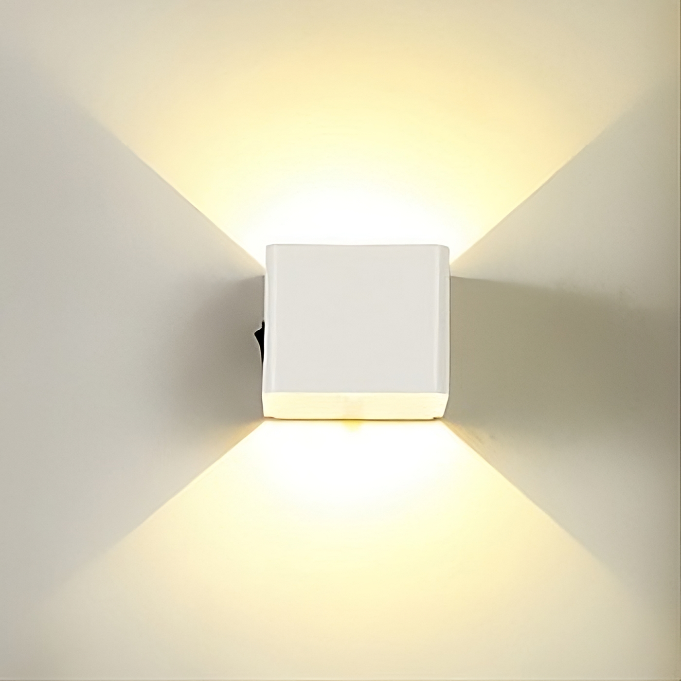 RadiantCube – Sleek Sensor Wall Lamp for Effortless Ambient Lighting