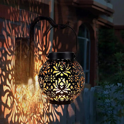 CelestiLume – Artistic Solar Lantern for Outdoor Elegance