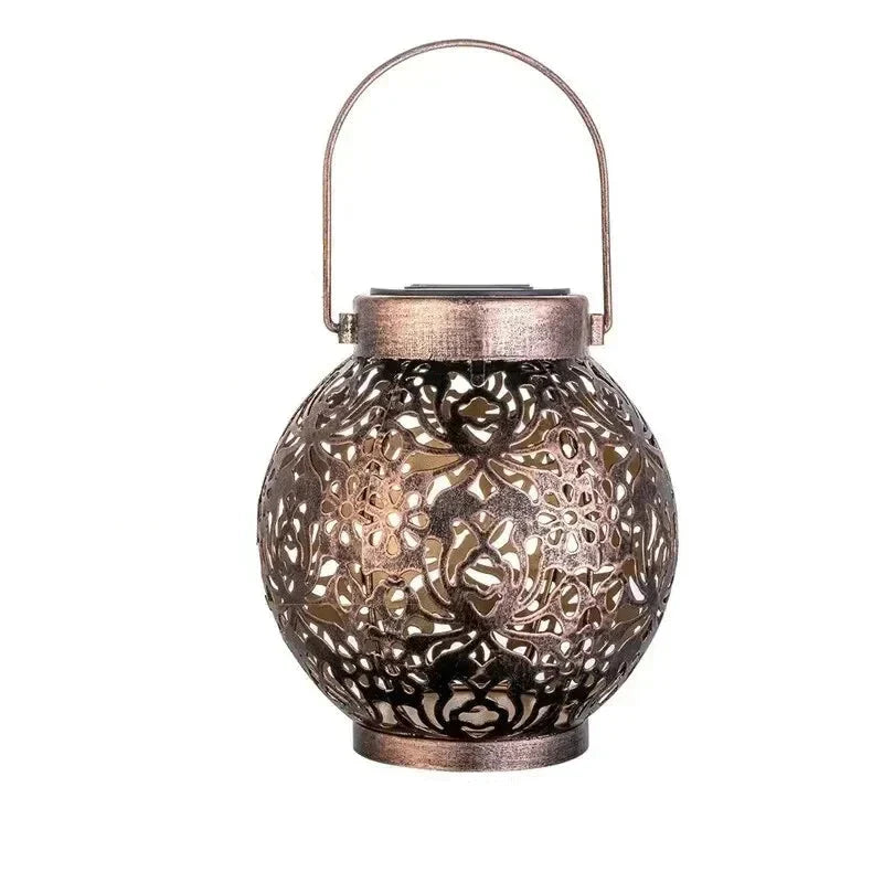 CelestiLume – Artistic Solar Lantern for Outdoor Elegance