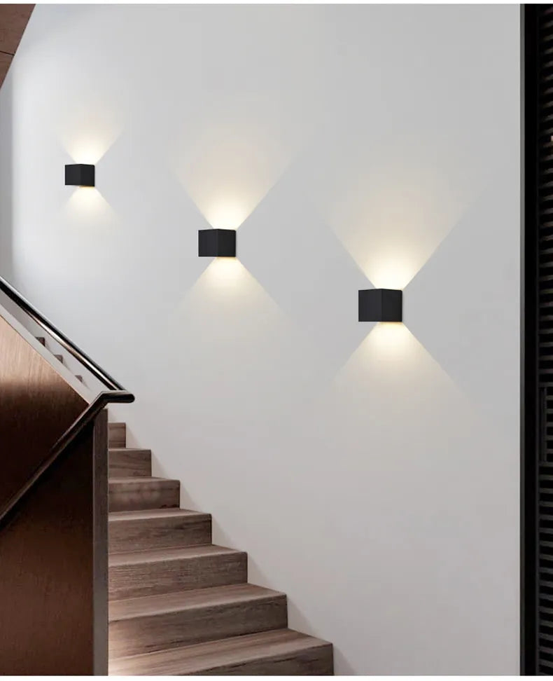 RadiantCube – Sleek Sensor Wall Lamp for Effortless Ambient Lighting