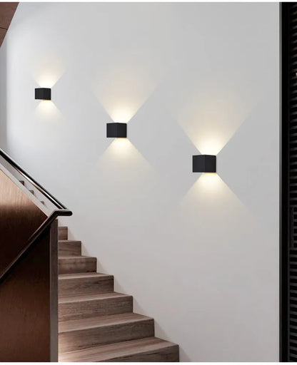 RadiantCube – Sleek Sensor Wall Lamp for Effortless Ambient Lighting