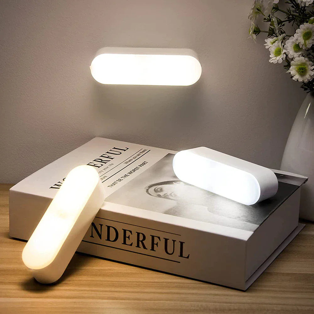 VIBEFLARE – Sleek Wireless Motion Sensor Wall Lamp with USB Rechargeable LED