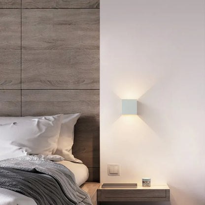 RadiantCube – Sleek Sensor Wall Lamp for Effortless Ambient Lighting