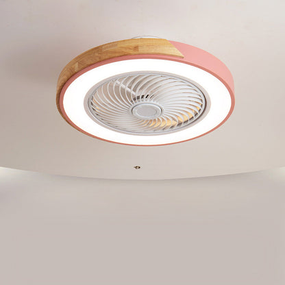 BREEZELUX – Modern Wooden Ceiling Fan with LED Light
