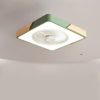 BREEZELUX – Modern Wooden Ceiling Fan with LED Light