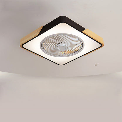 BREEZELUX – Modern Wooden Ceiling Fan with LED Light