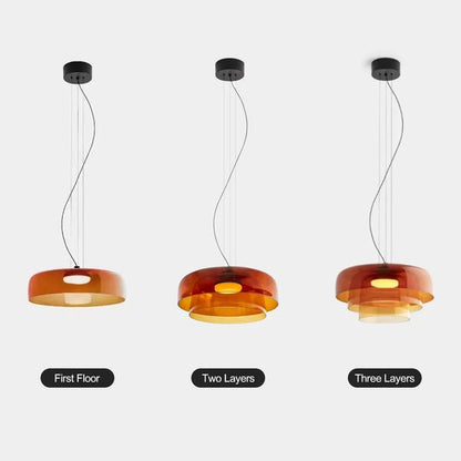 SKYLINE – Modern Glass Pendant Ceiling Light
