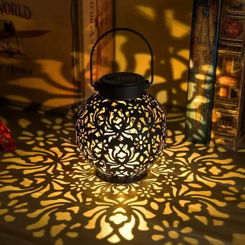 CelestiLume – Artistic Solar Lantern for Outdoor Elegance