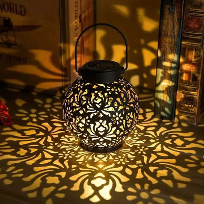 CelestiLume – Artistic Solar Lantern for Outdoor Elegance